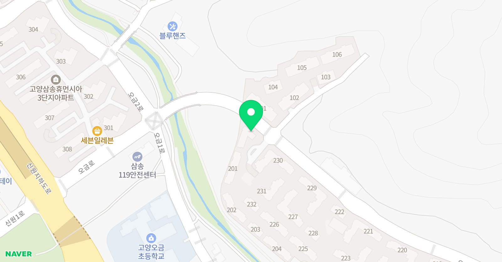On바른 수학교습소 위치