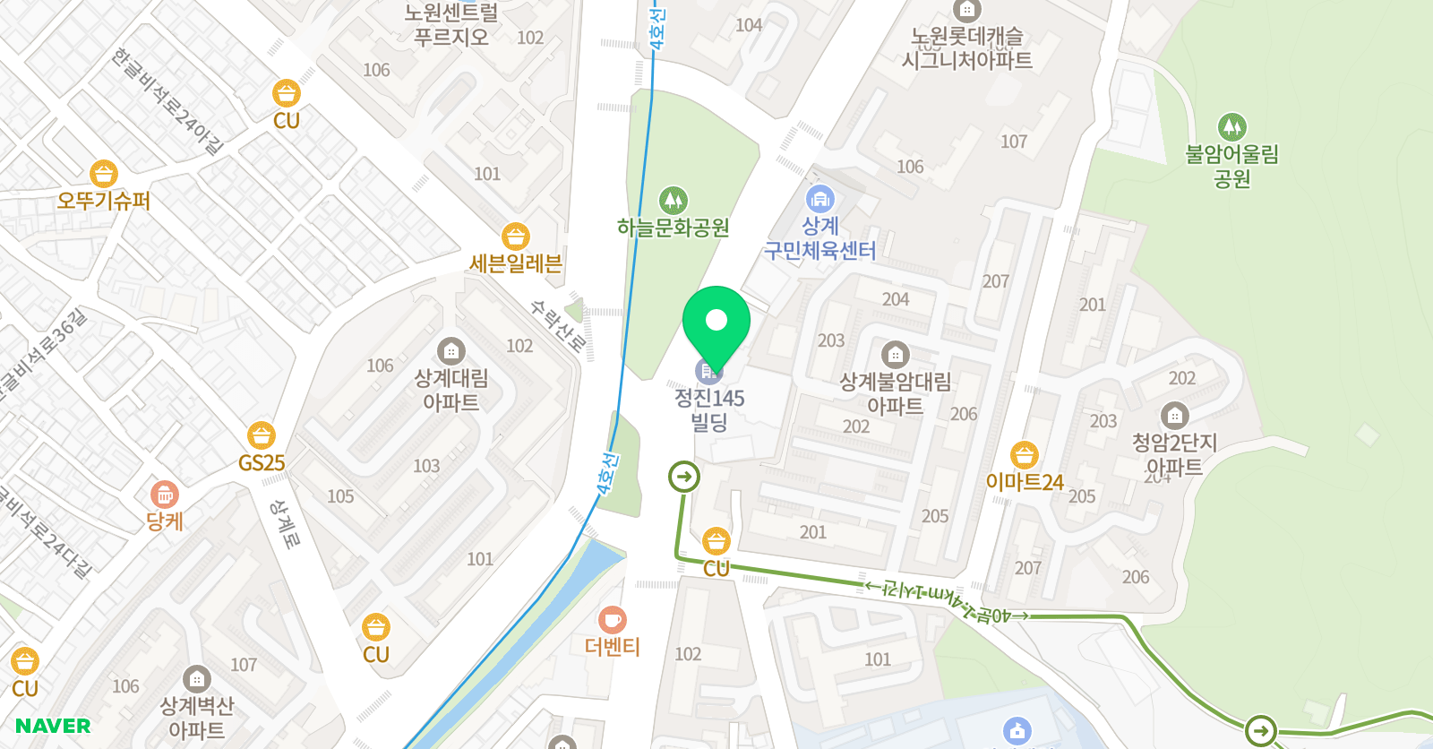 빅토리아 영어학원 위치
