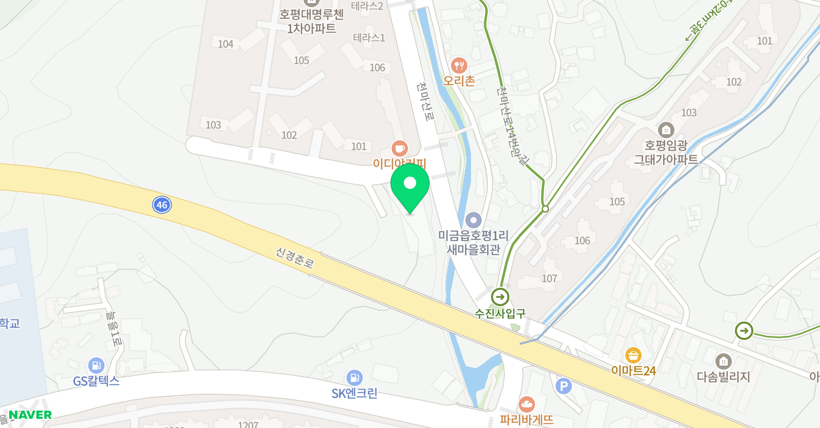 호평조이 음악학원 위치