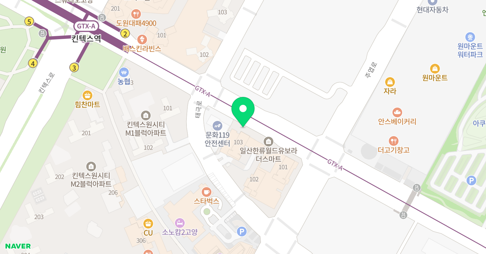 쥬트 일산아뜰리에 위치