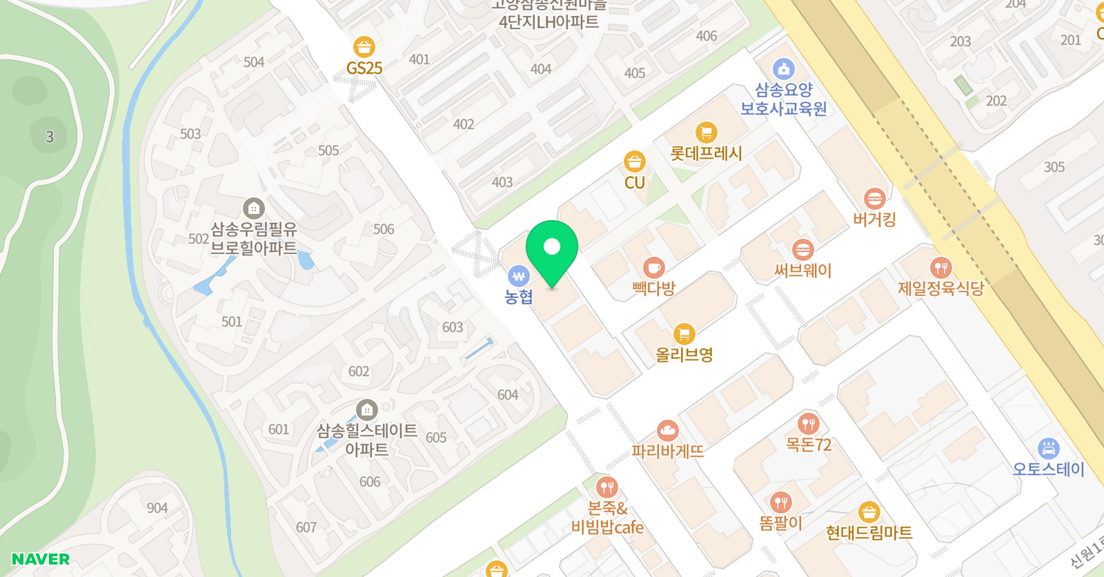 한수위 수학학원 위치