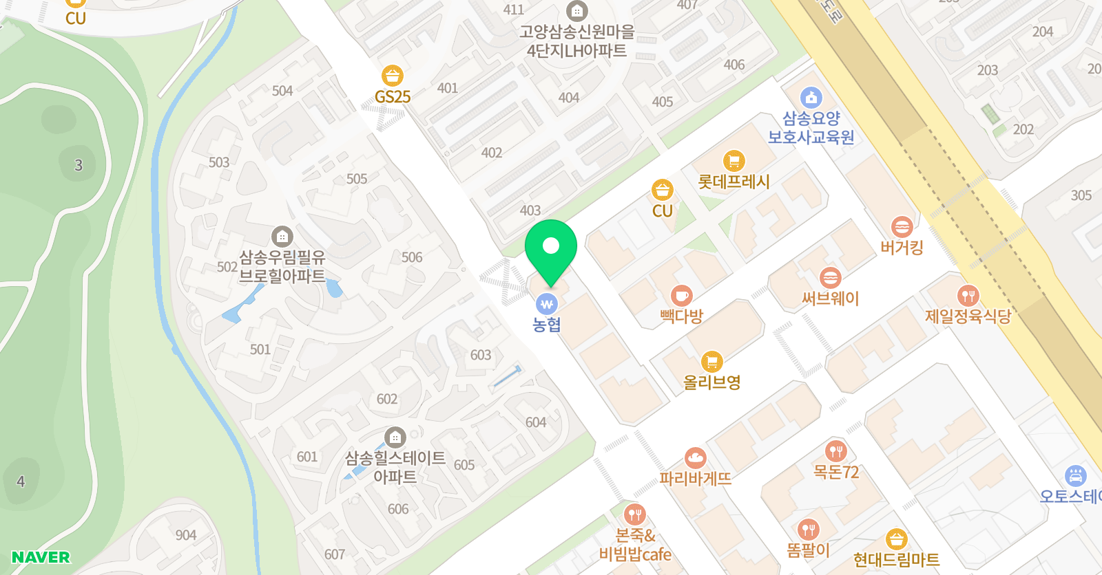 수학의지혜 수학학원 위치