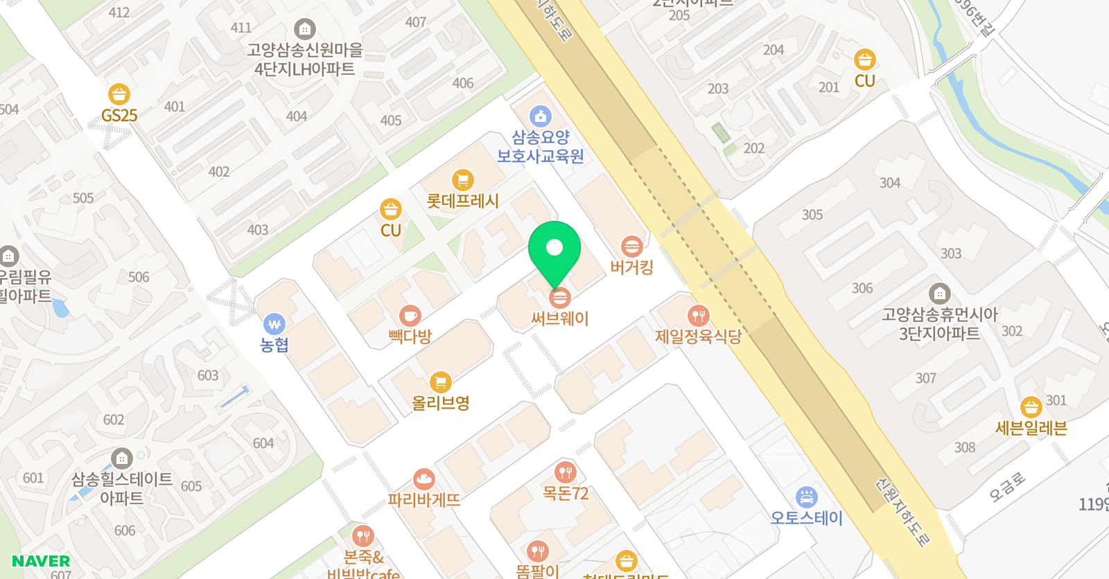 더프라임 영수학원 위치