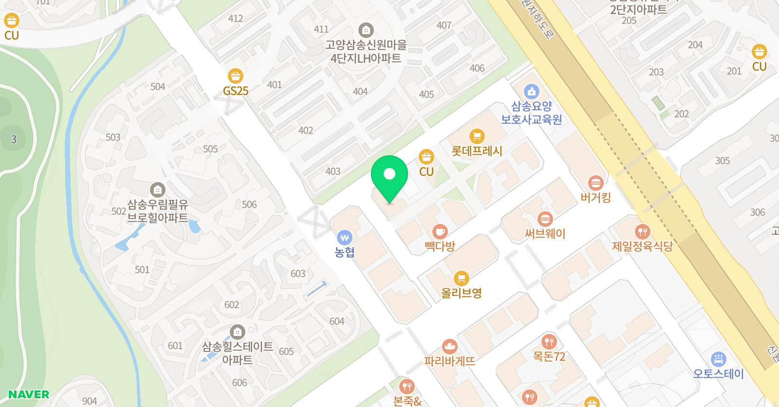 용인대 진 태권도 위치