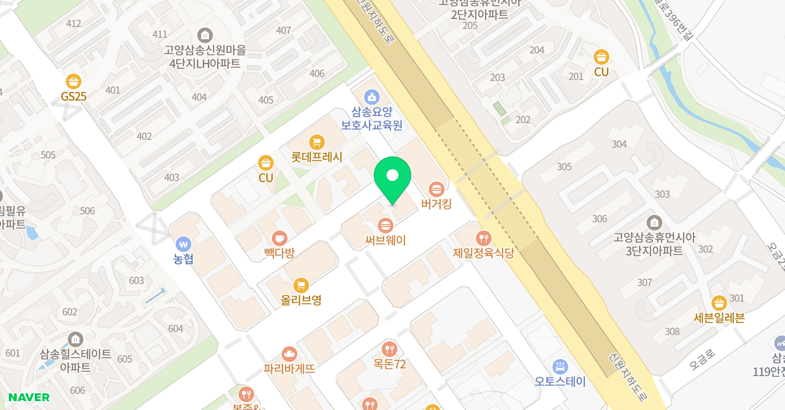 브레인 수학학원 위치