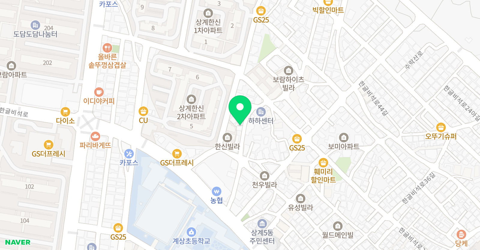 SKD 축구클럽 위치