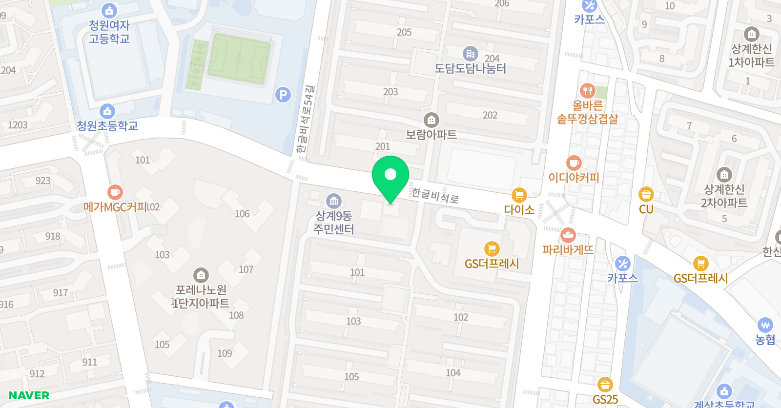 박쌤 수학 위치