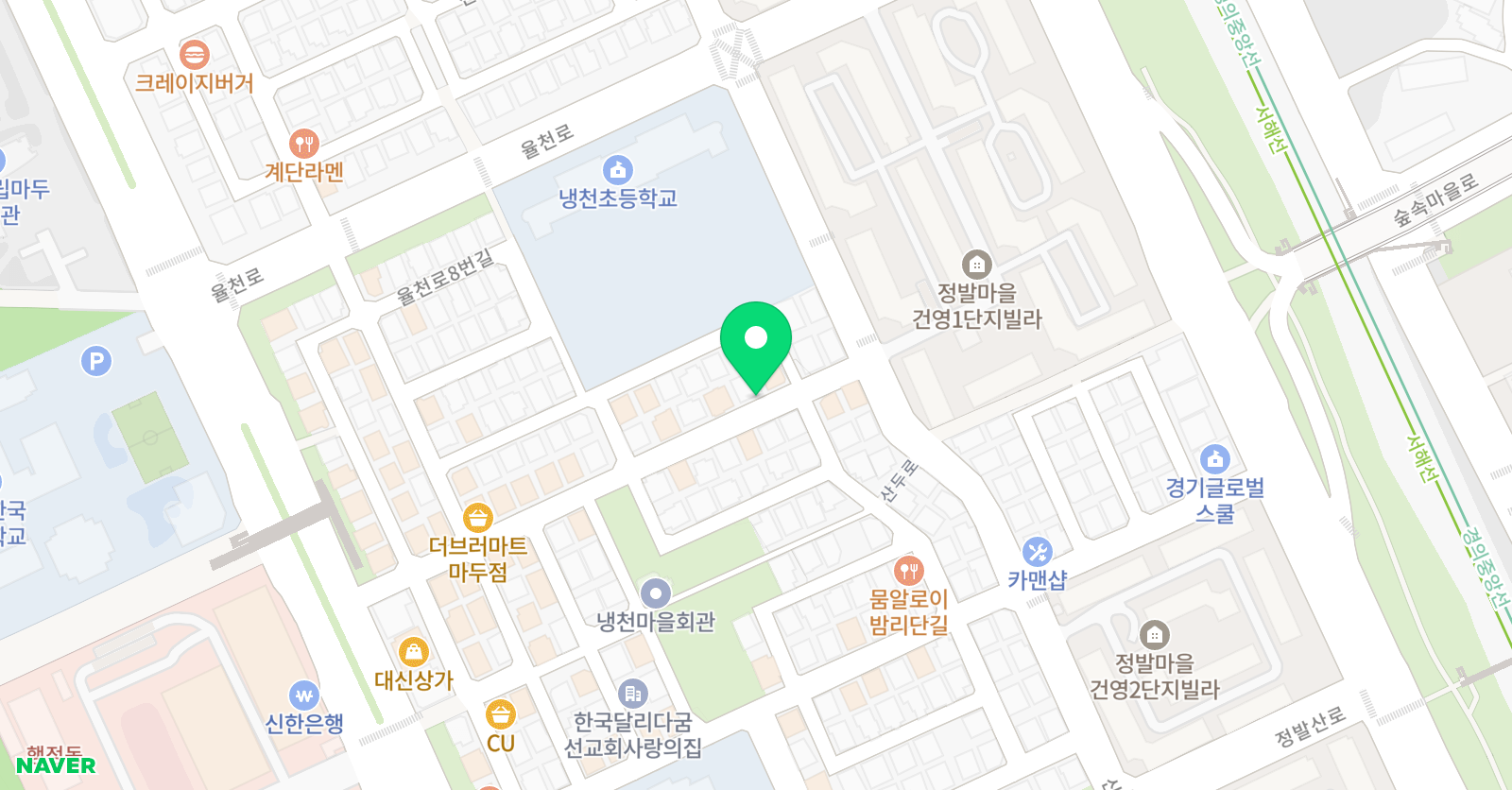 소리마을 음악학원 위치