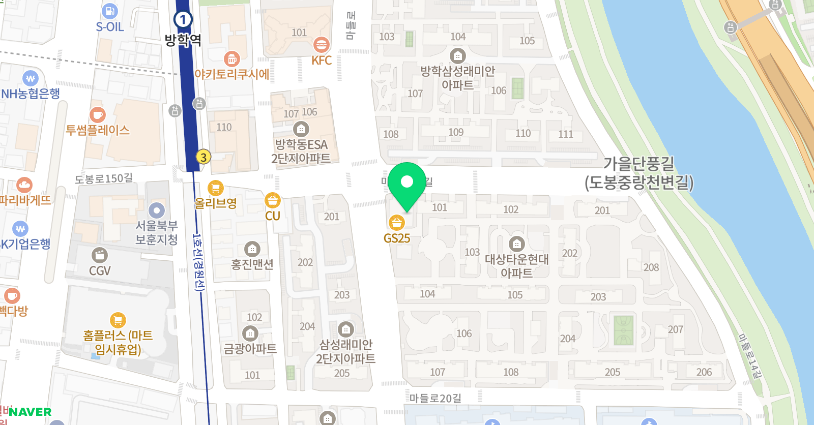 그림이야기 방학점 위치