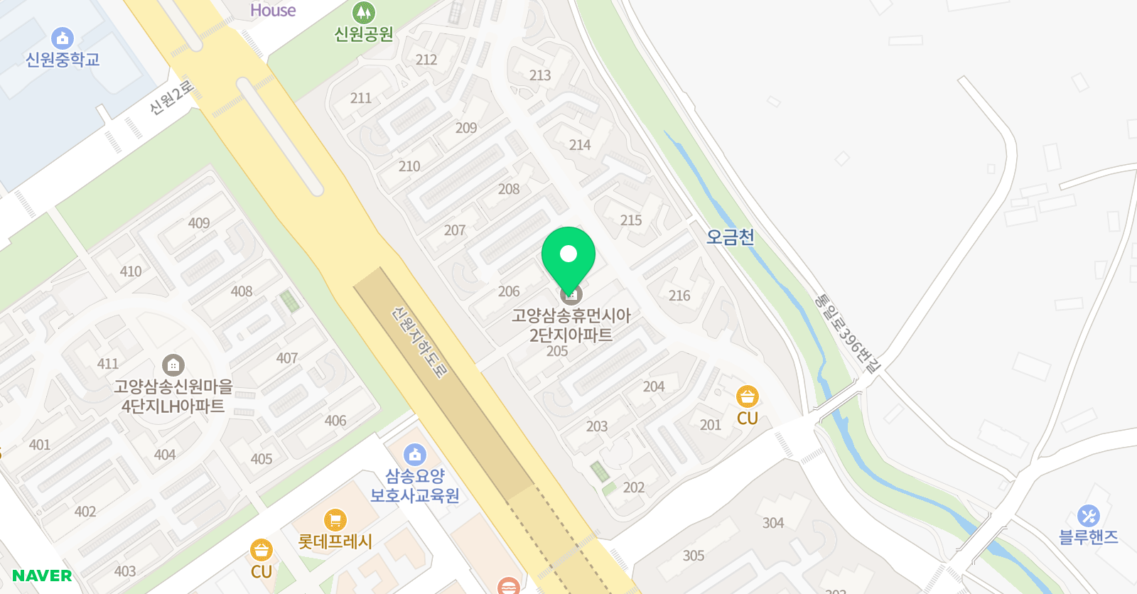 힘찬효 태권스쿨 위치