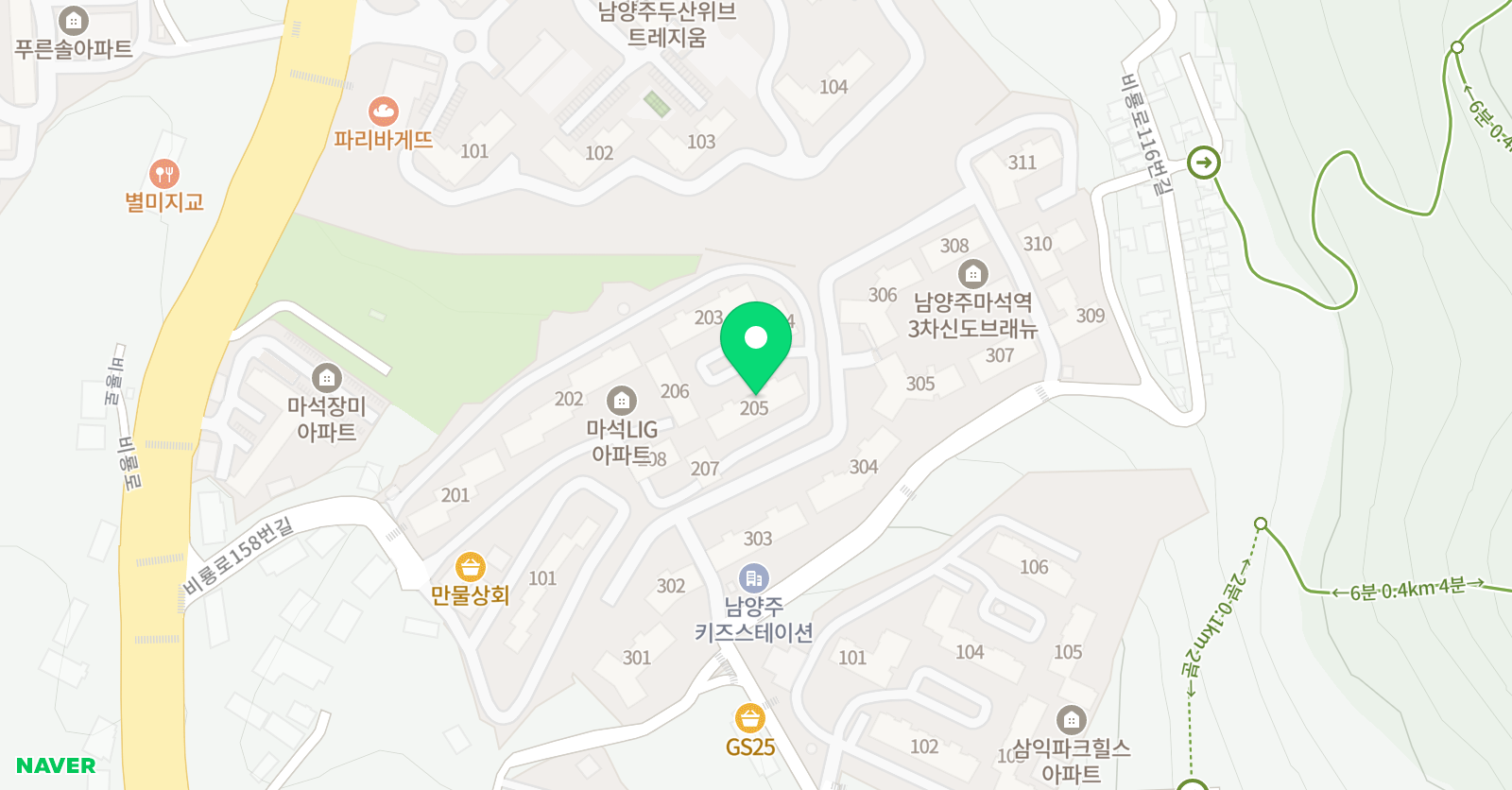 기탄사고력교실 마석LIG점 위치