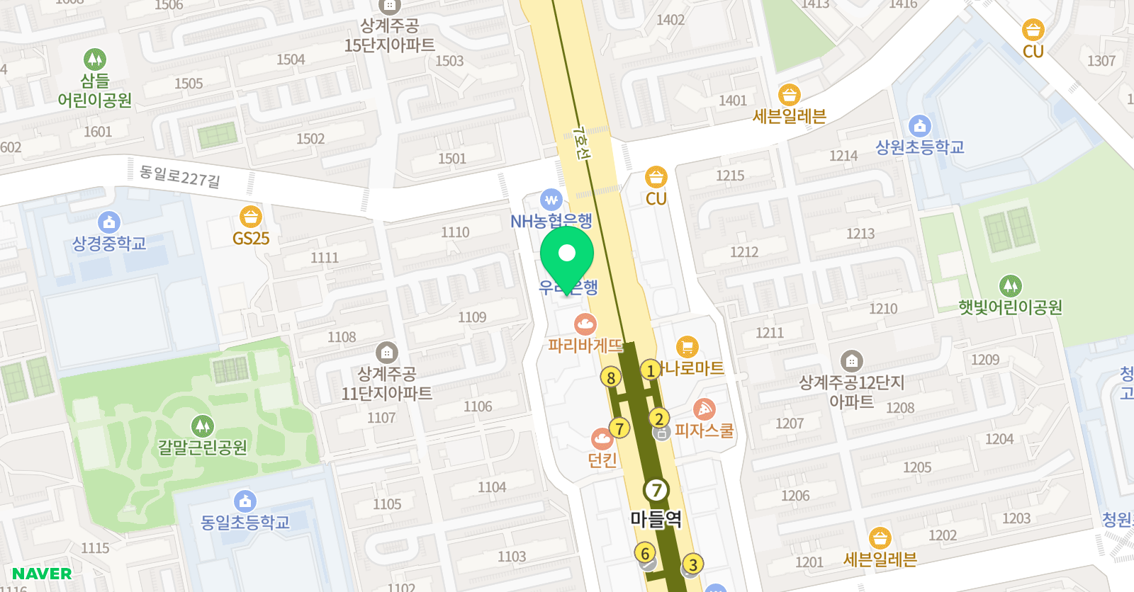김만억 수학학원 위치
