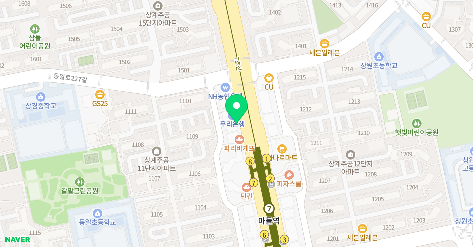 국가대표 열정 태권도 위치
