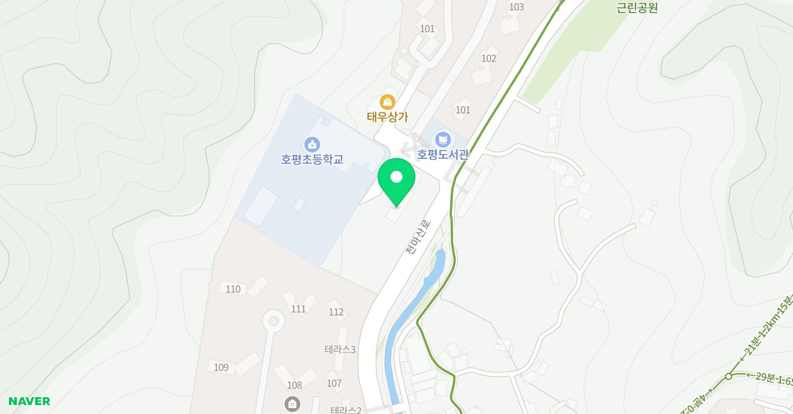 빨간펜수학의달인 잉글리시아이 호평초점 위치