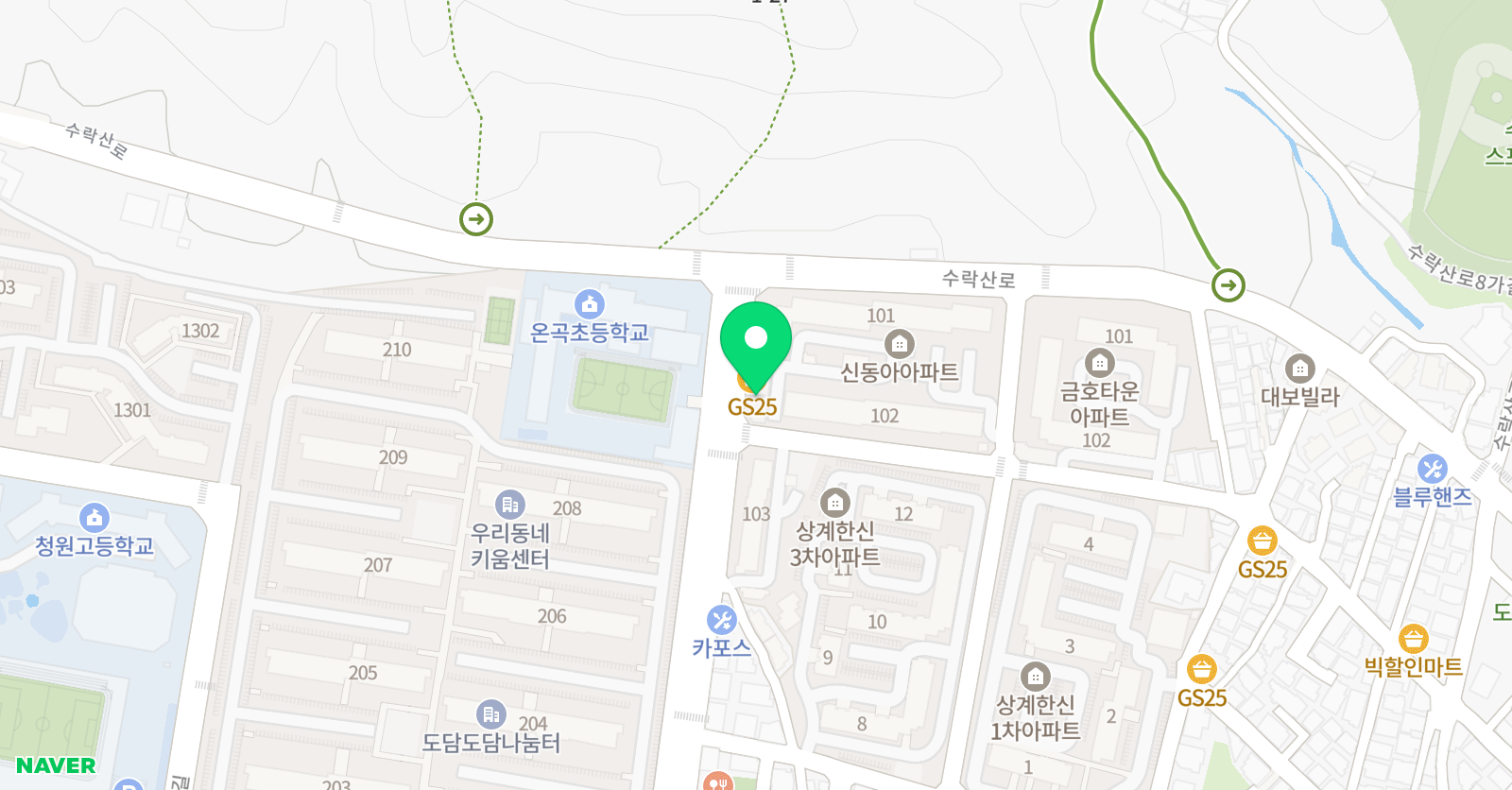 소리샘 피아노교습소 위치