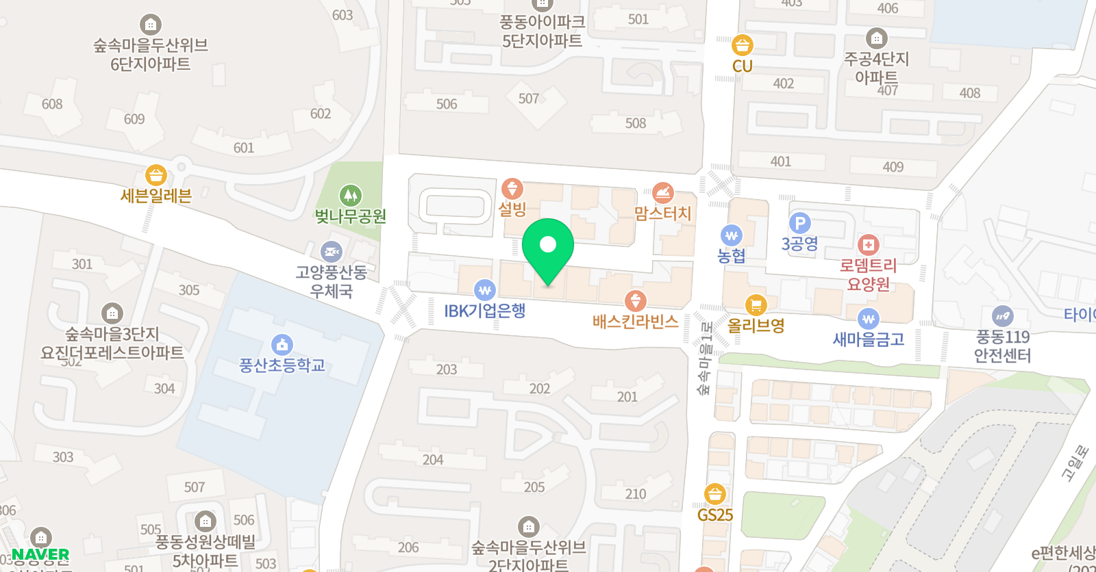 이큐브 학원 위치