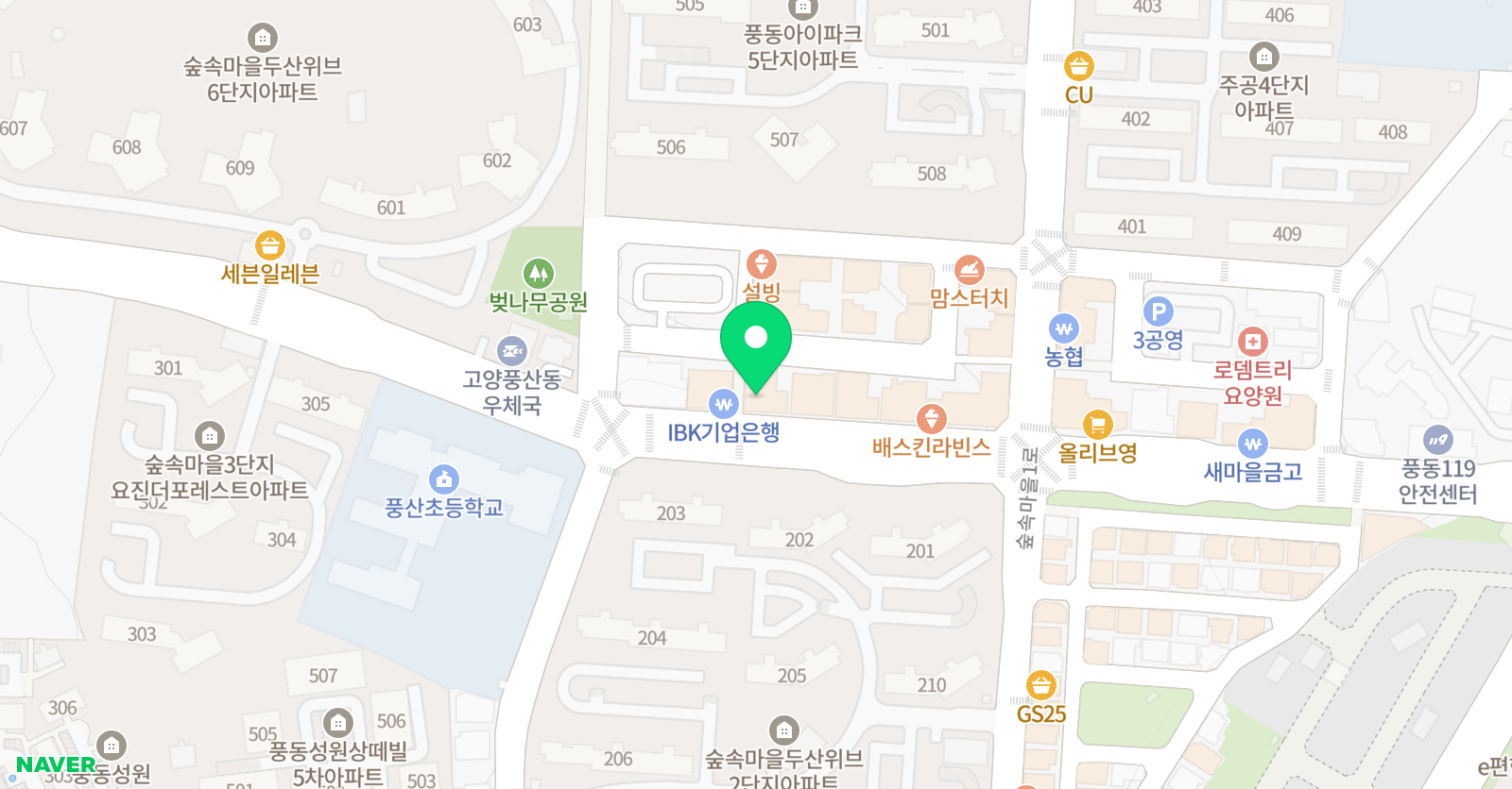 HR케이 어학원 위치