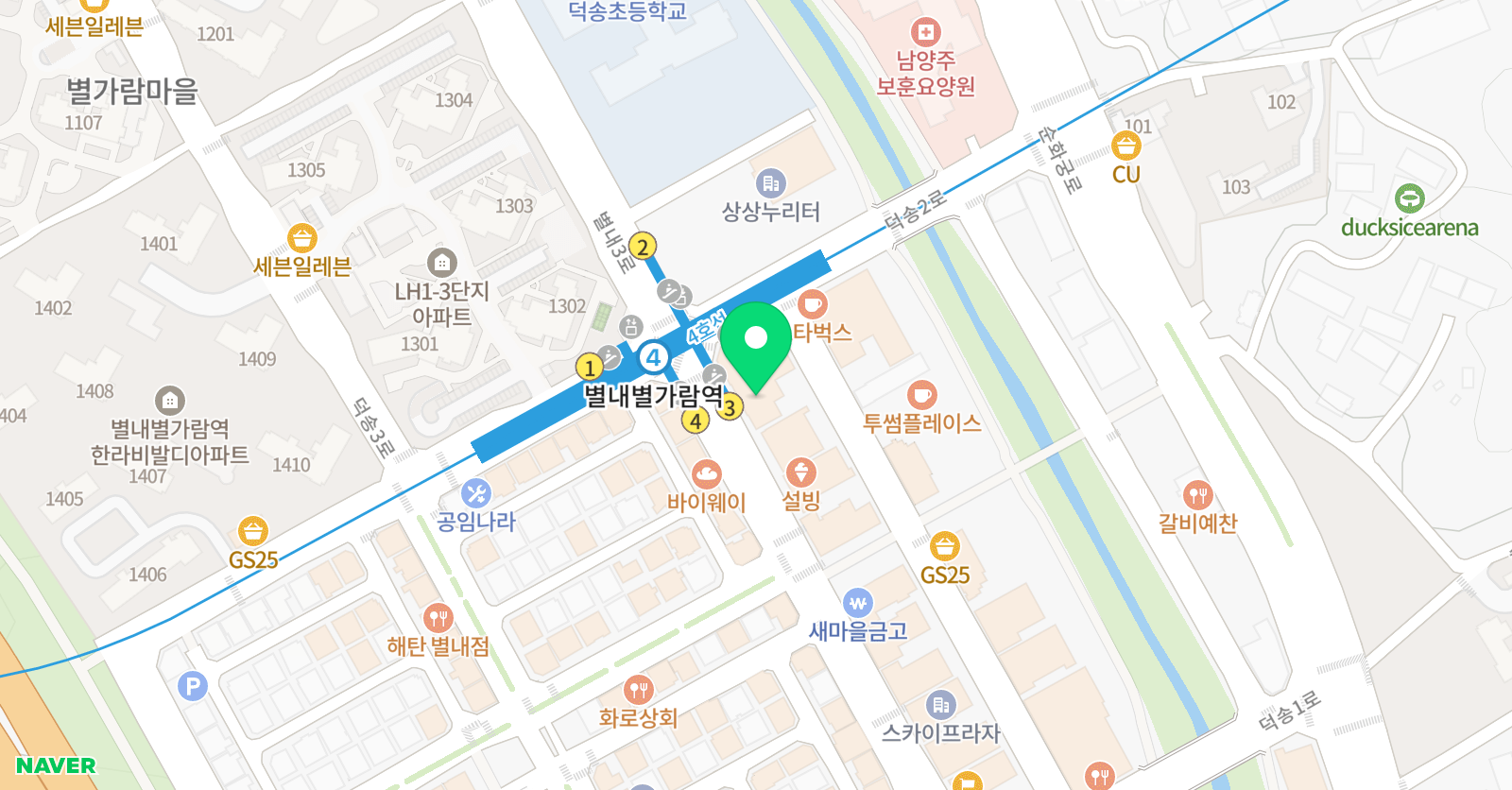 더오름 수학학원 위치