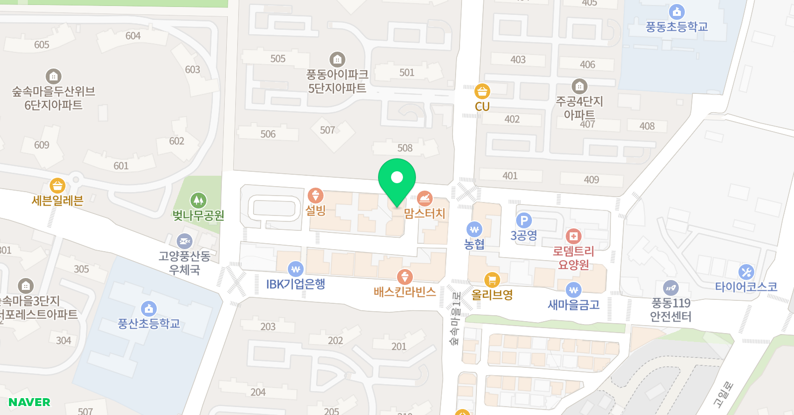 풍동 킥복싱 쎈짐 위치
