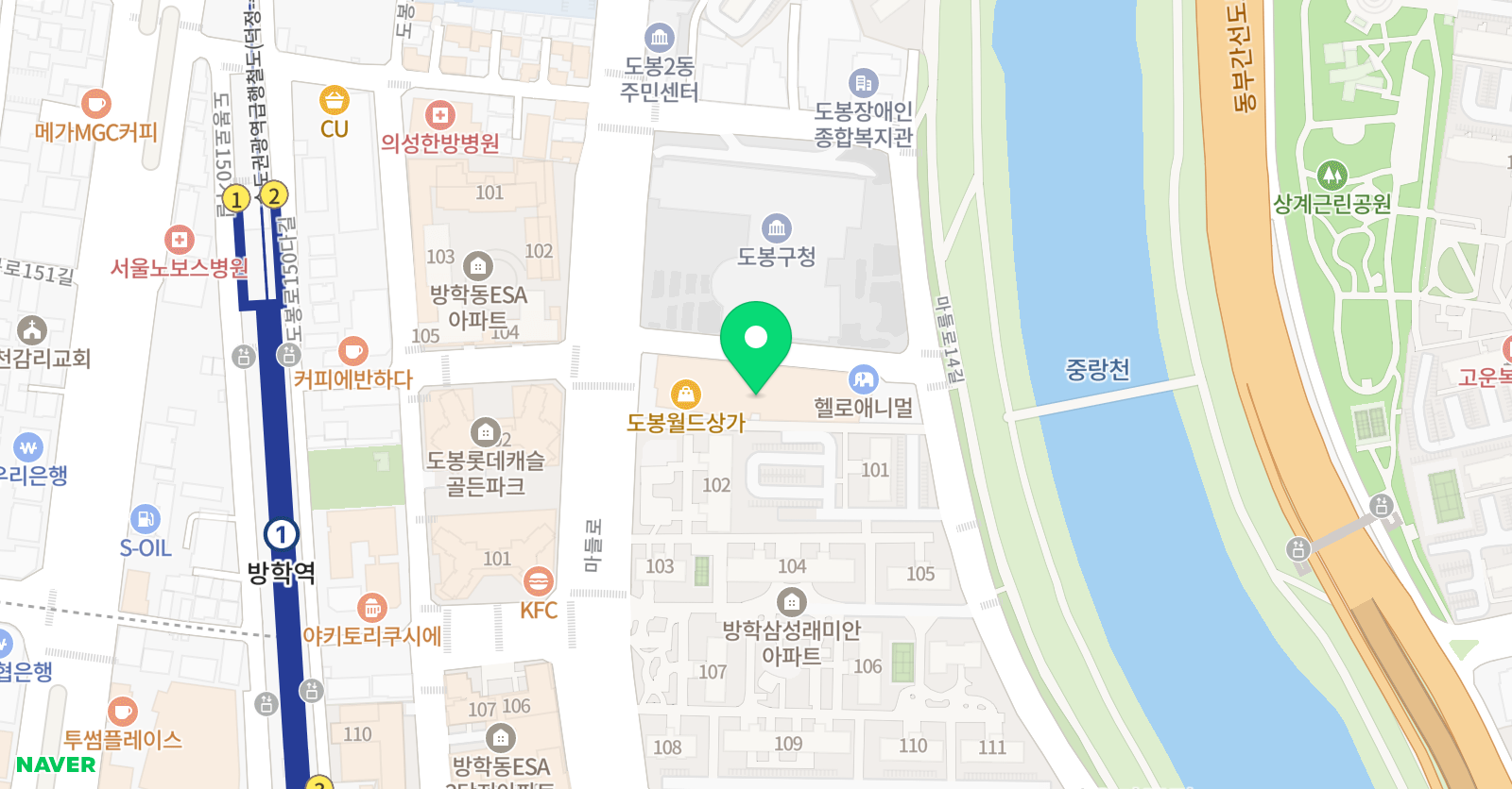 생각플러스 수학교습소 위치