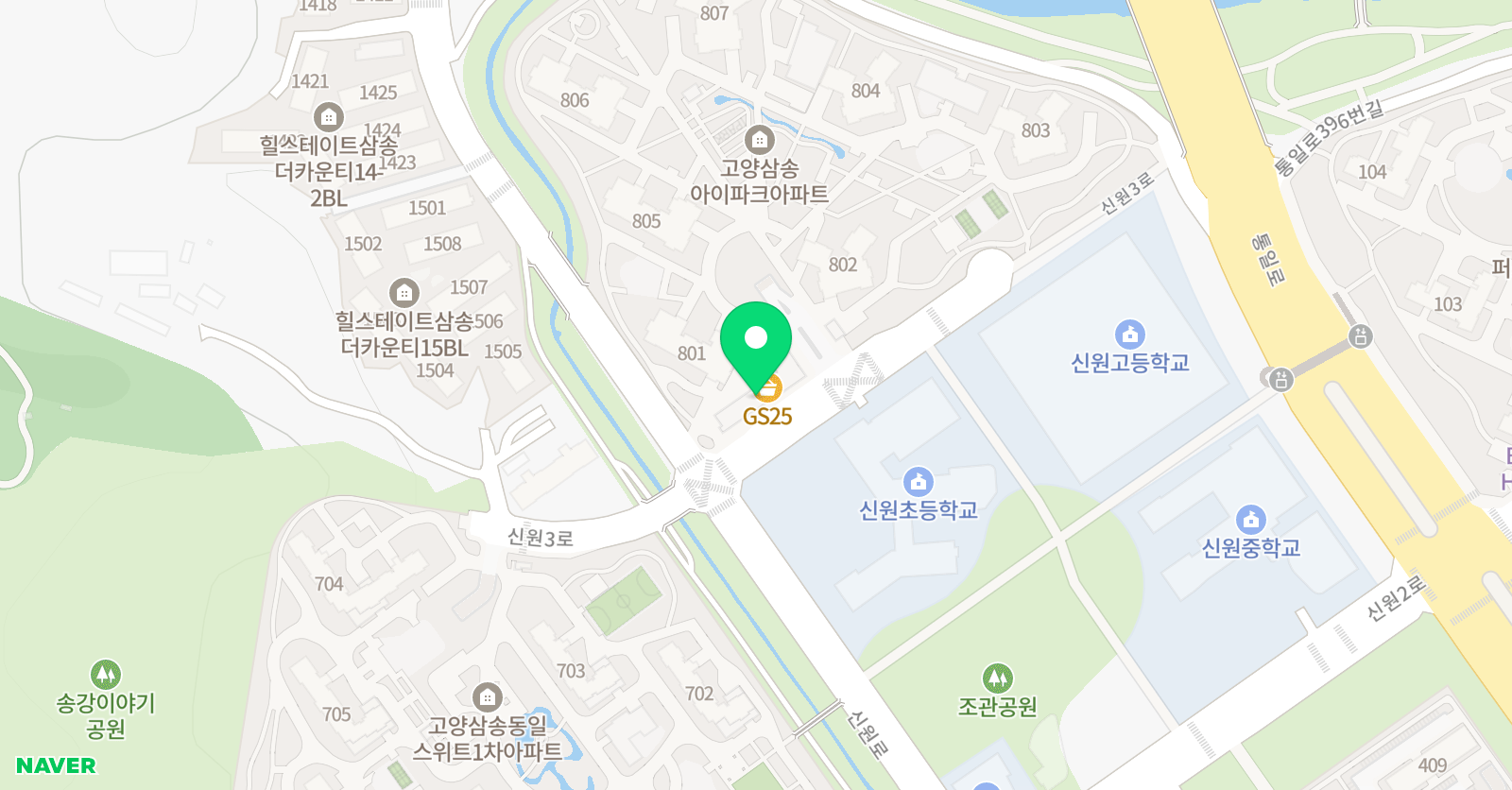 한국체대 새나라 태권도 위치