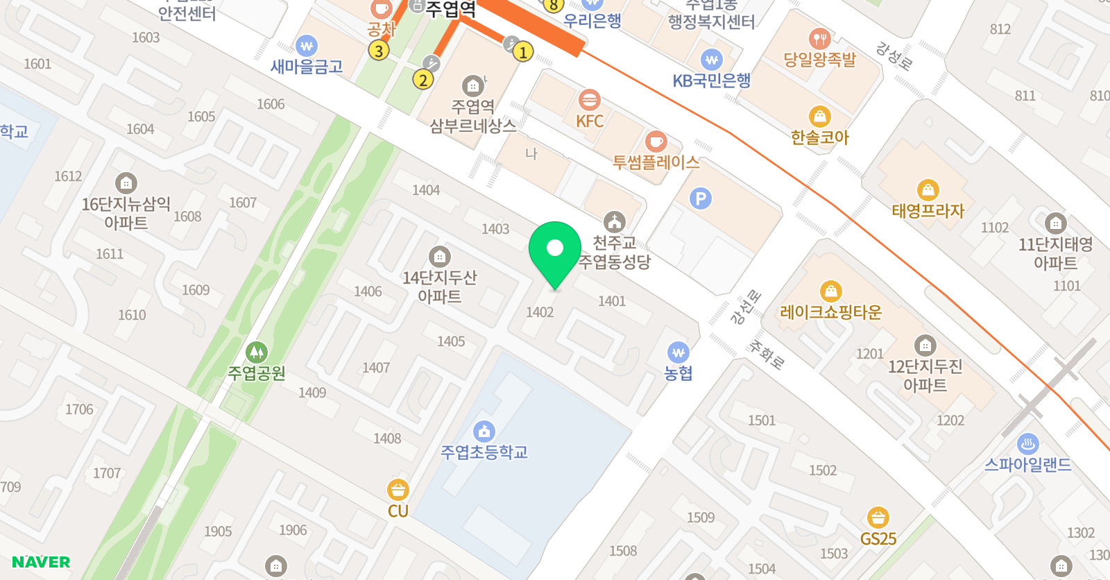 플레이팩토 생각숲점 위치
