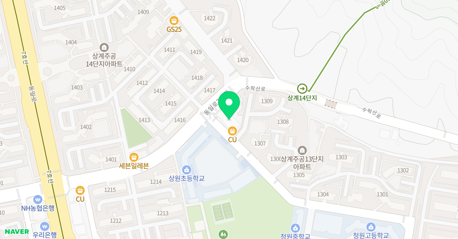 삼성 영어 셀레나 마들1교실 위치