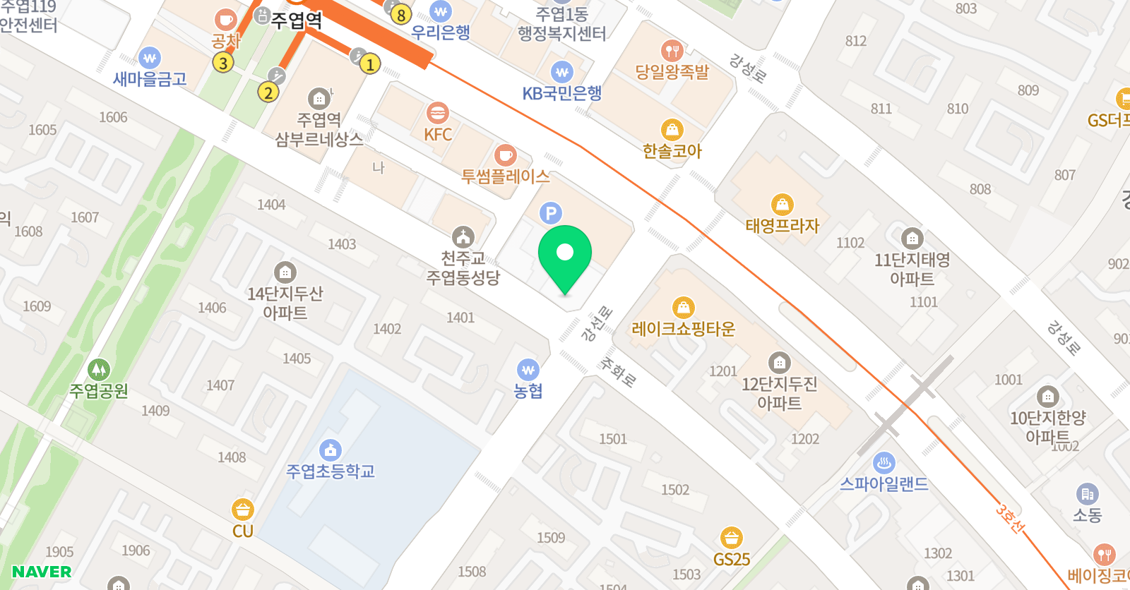 이지현 무용학원 위치