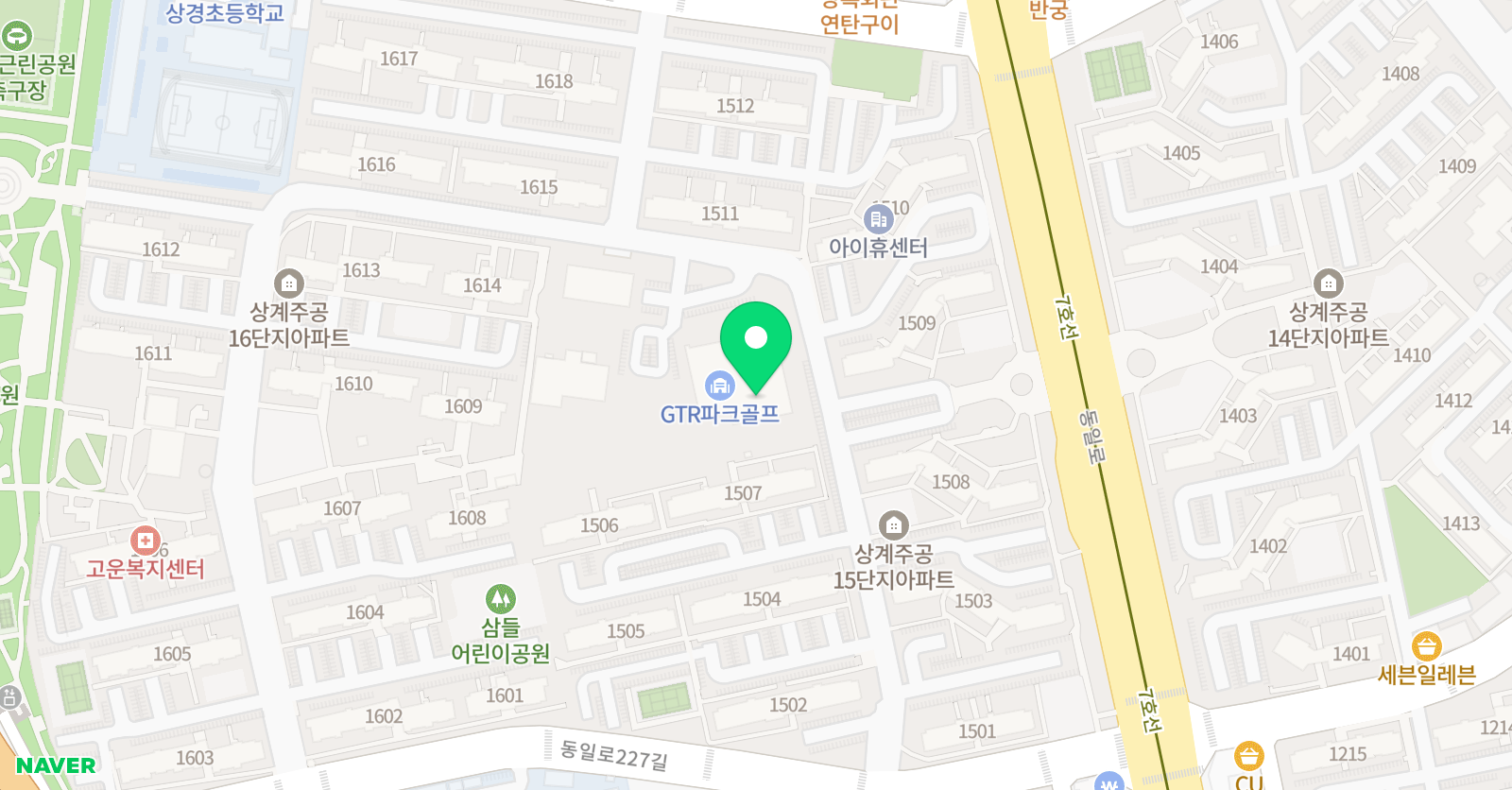 아소비 KIDS ENGLISH 마들센터점 위치