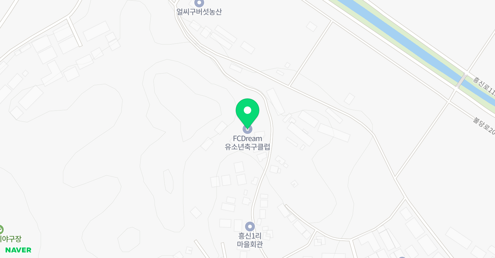 FC DREAM 유소년 축구클럽 위치