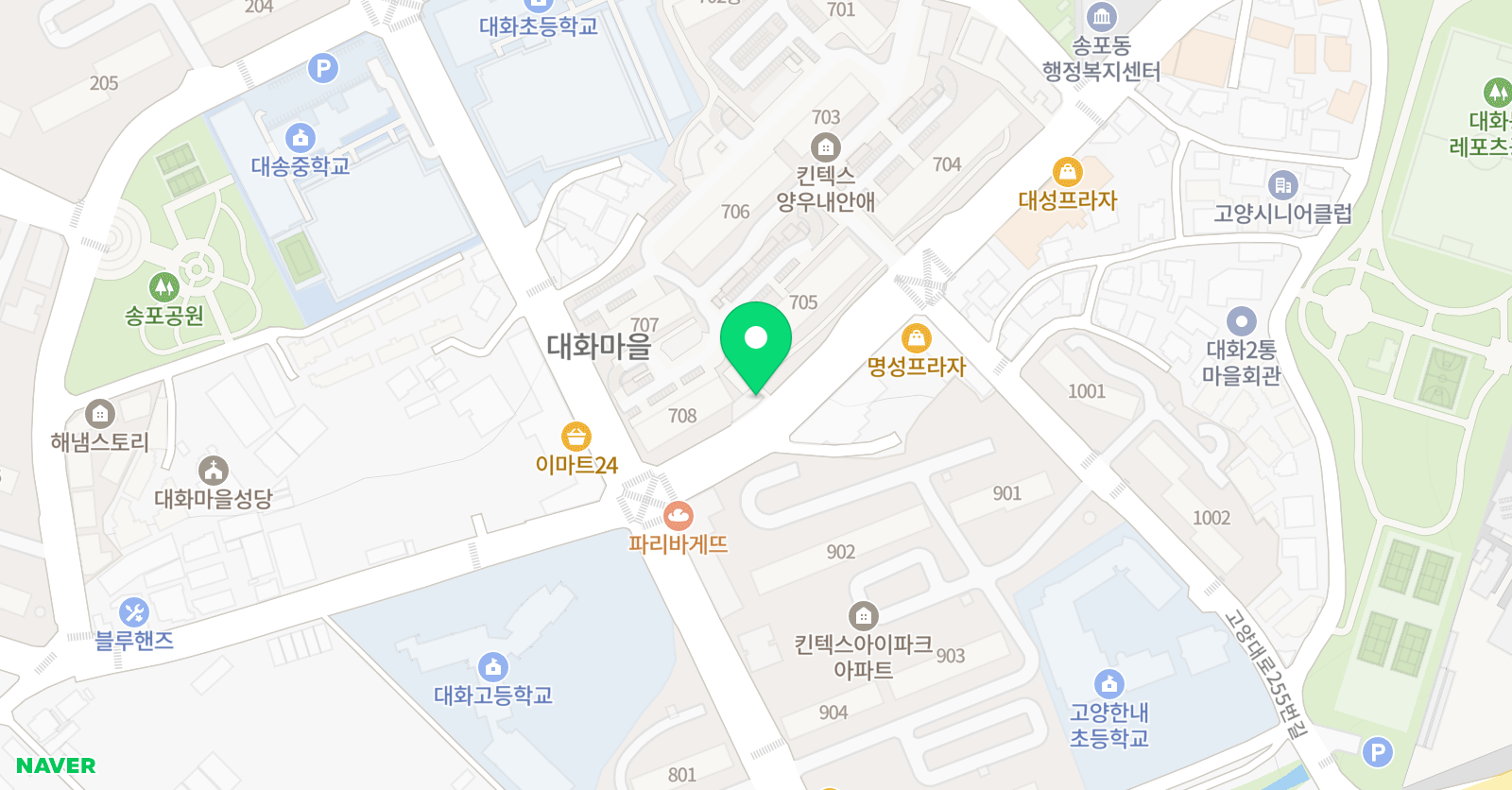 정교 학원 위치