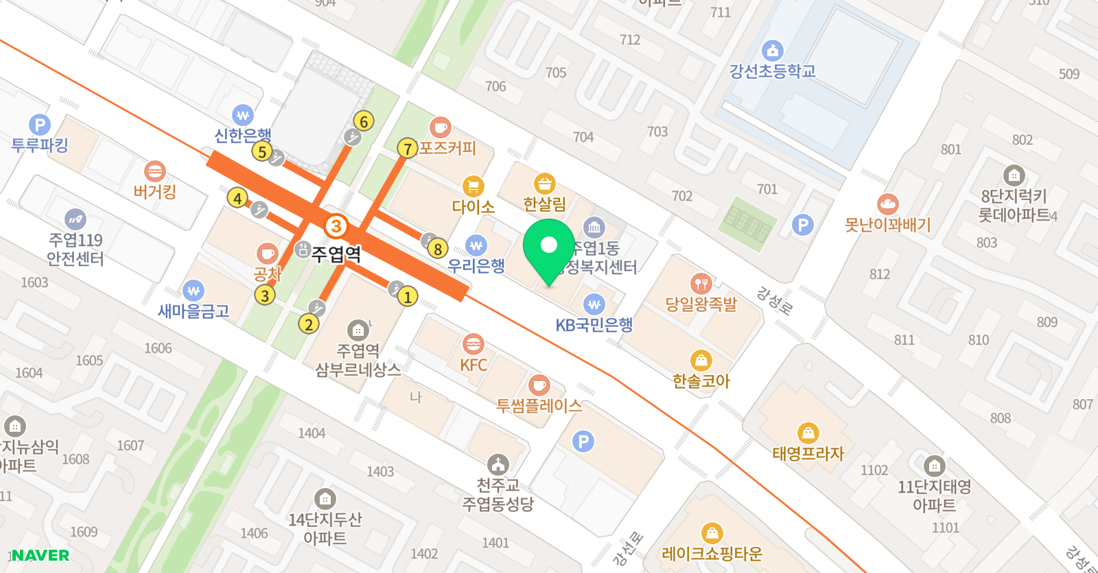 C&C 미술학원 일산캠퍼스 위치
