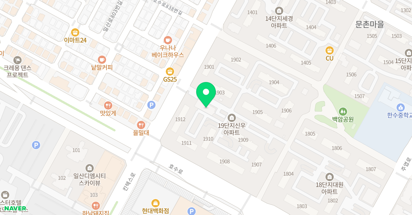 하늘소리 피아노 위치