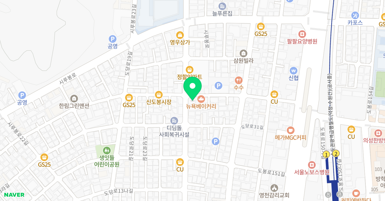 YS 학원 위치