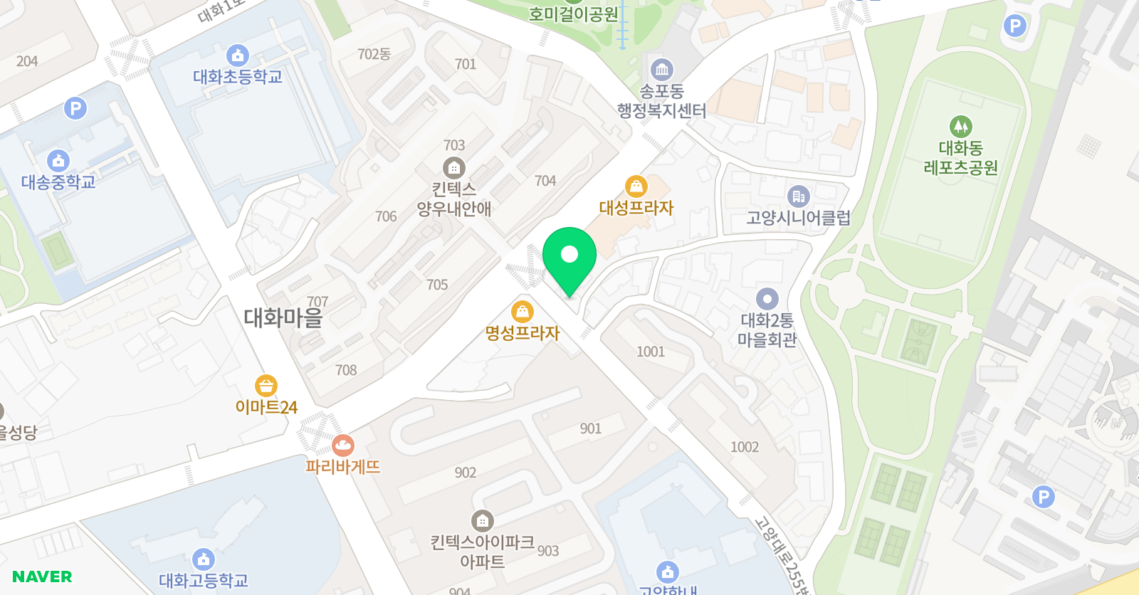 예일영수학원 위치