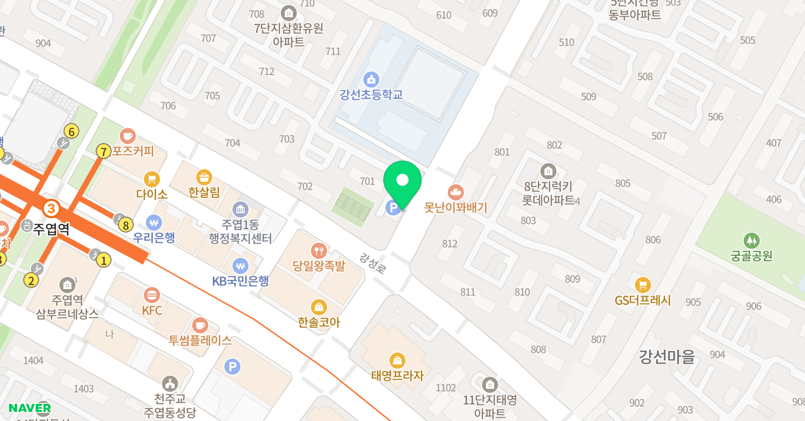 꿈꾸는 음악교습소 위치