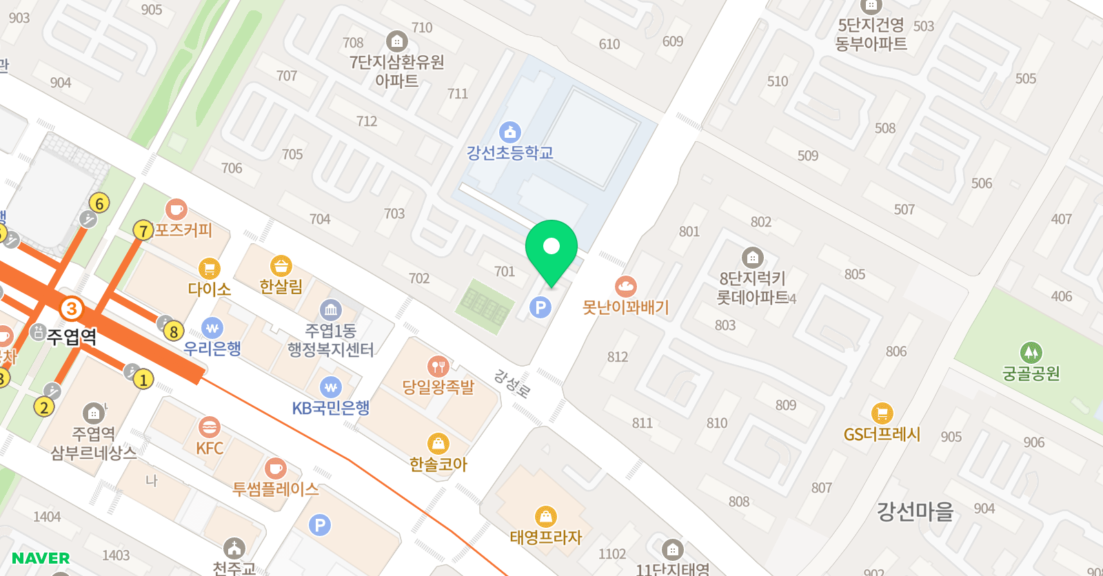 생각하는 수학교습소 위치