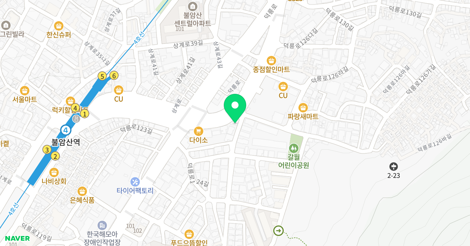 탄탄 수학교습소 위치