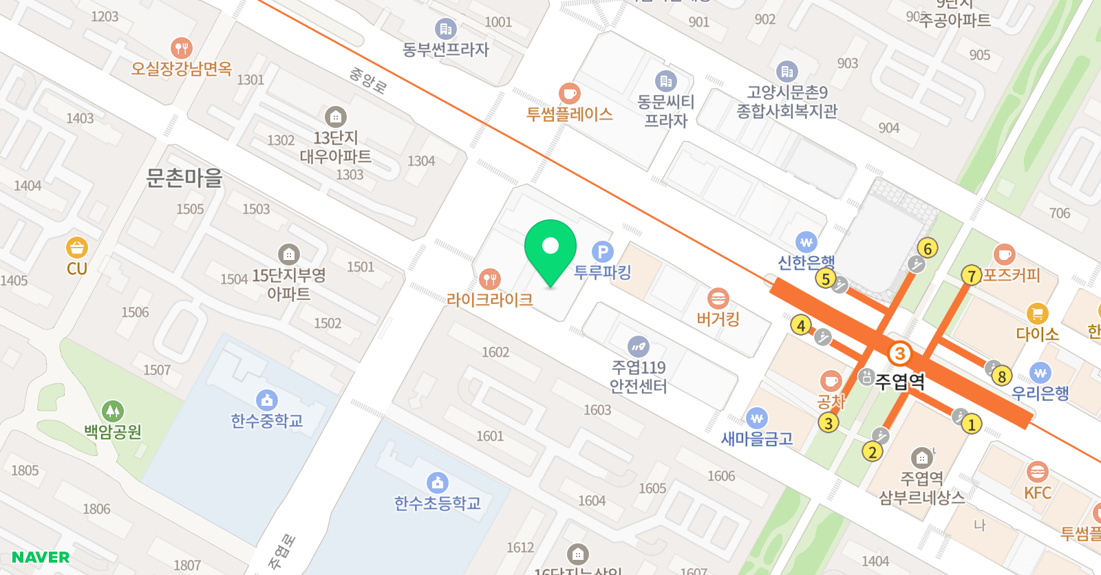 요미요미 교육원 일산서구 위치