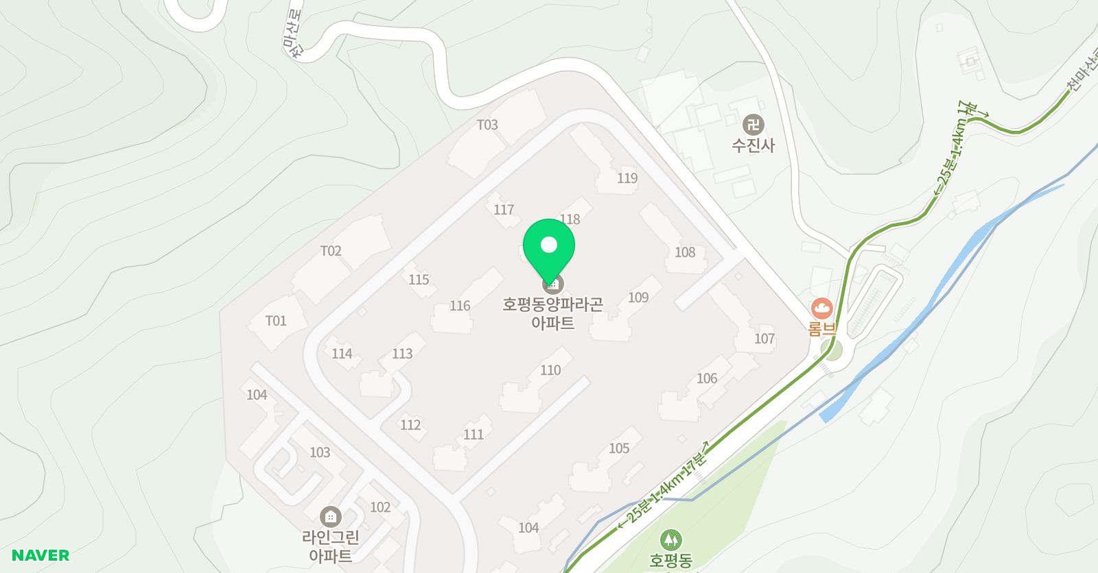 아소비 남양주호평파라곤점 위치