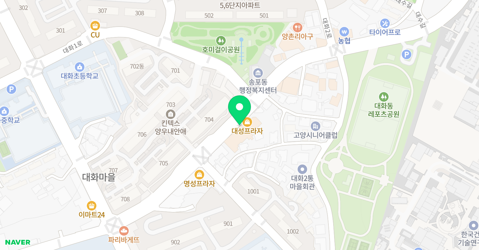 링구아잉글리쉬 학원 위치