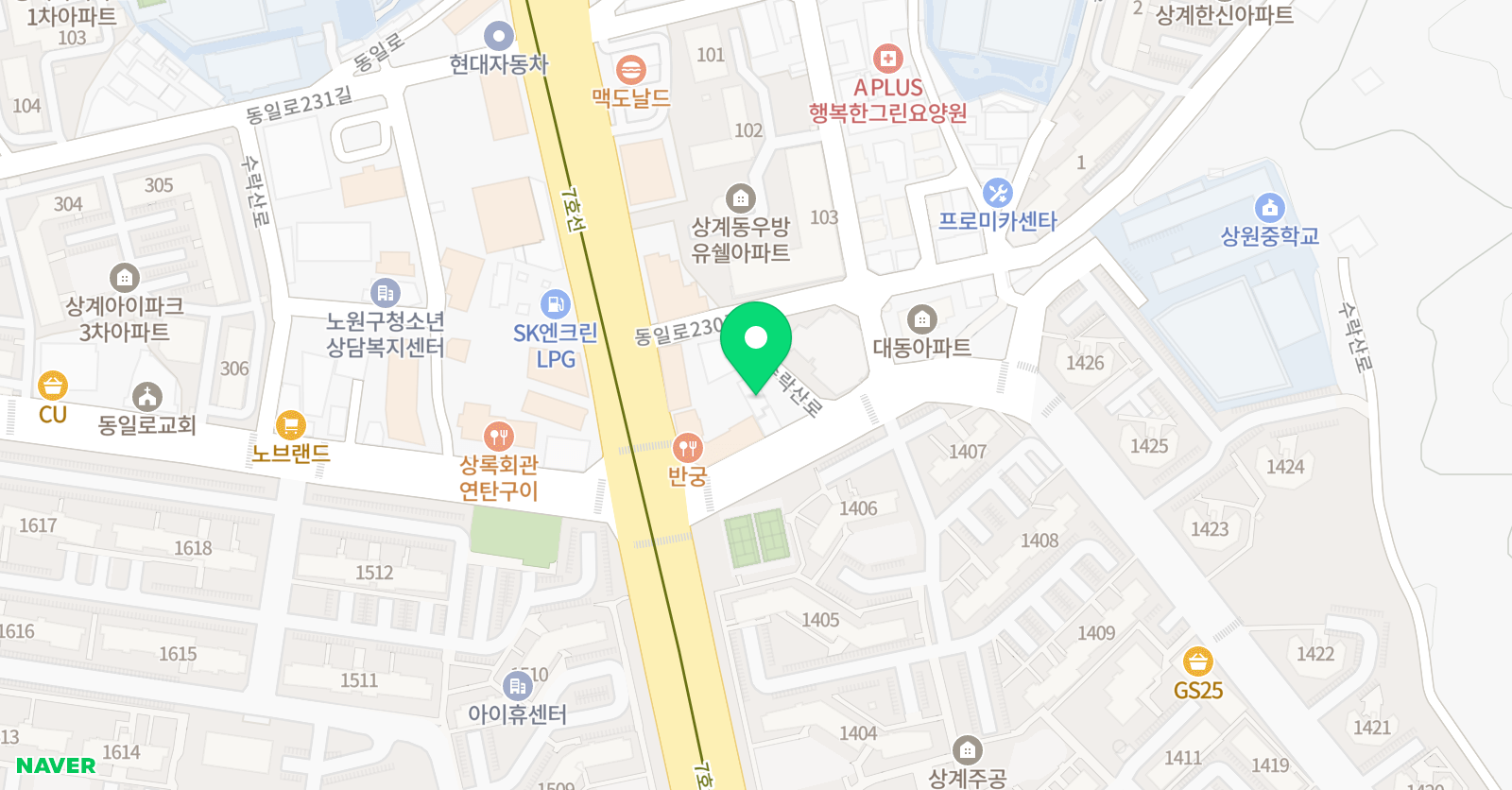 21세기 연세단과전문학원 위치