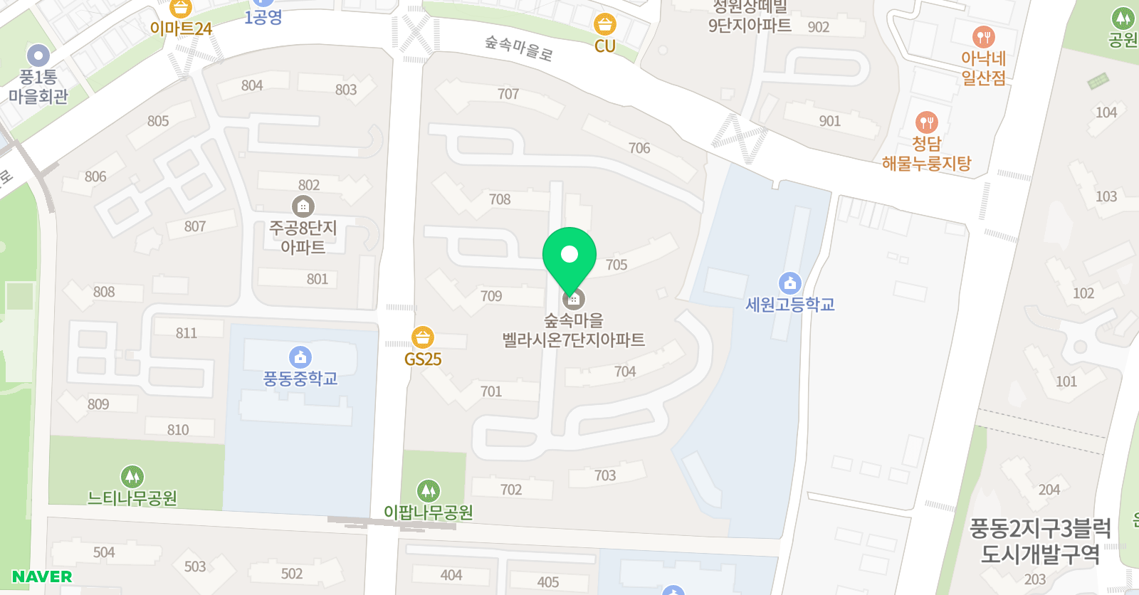 J&A ENGLISH 영어 풍동 위치