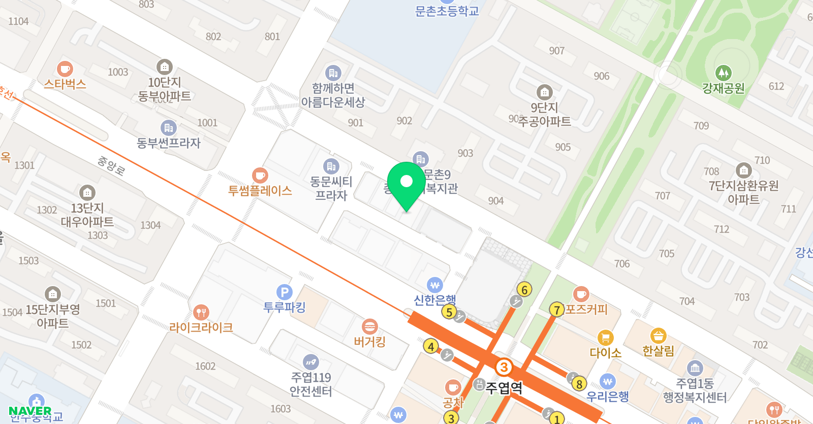 세인트앤드류 어학원 위치