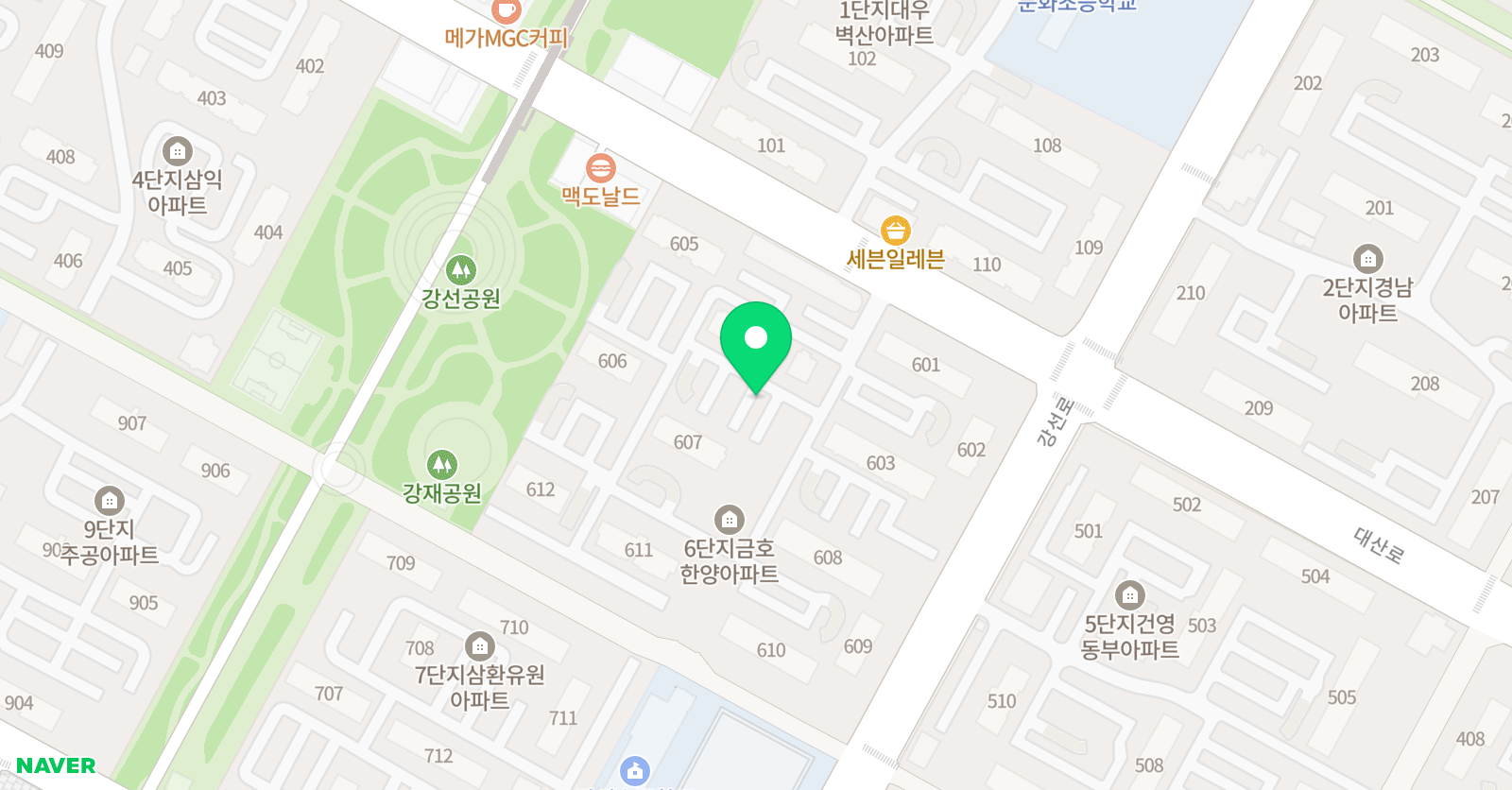 데미안 독서논술 위치