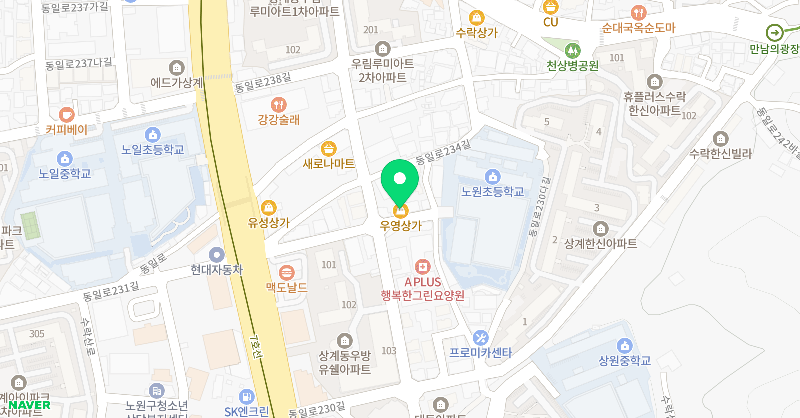 엘림 무용학원 위치