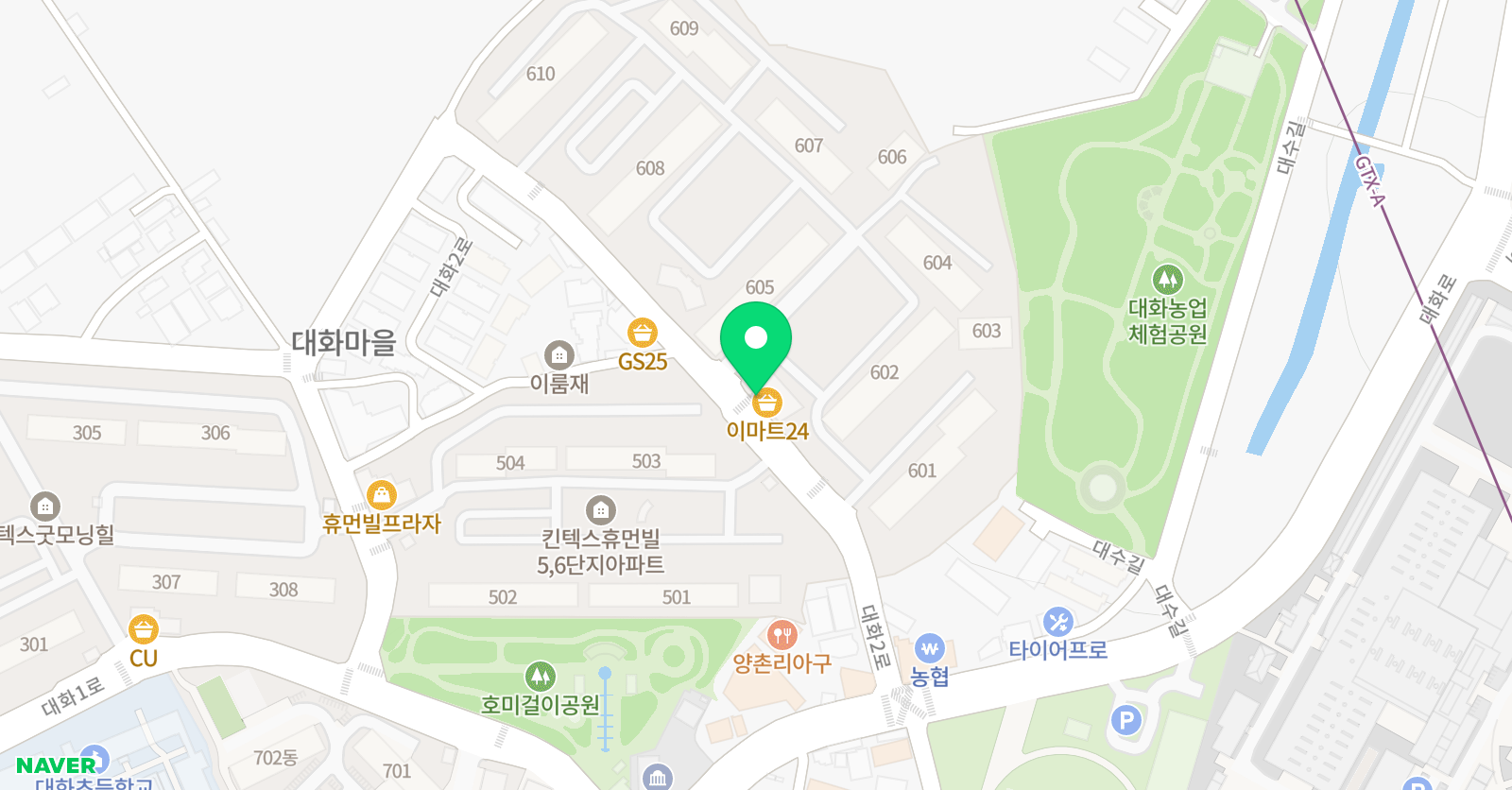 배연진파워에듀수학학원 위치
