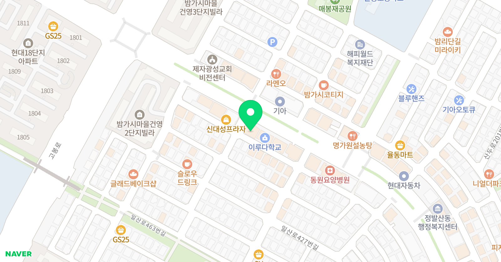더스토리 미술학원 위치
