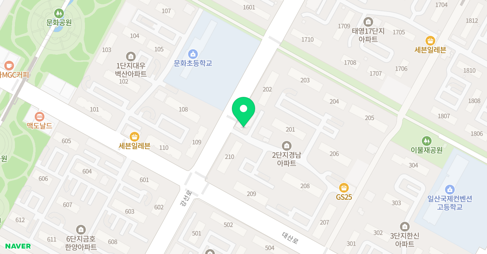 제이피스 잉글리쉬 영어교습소 위치