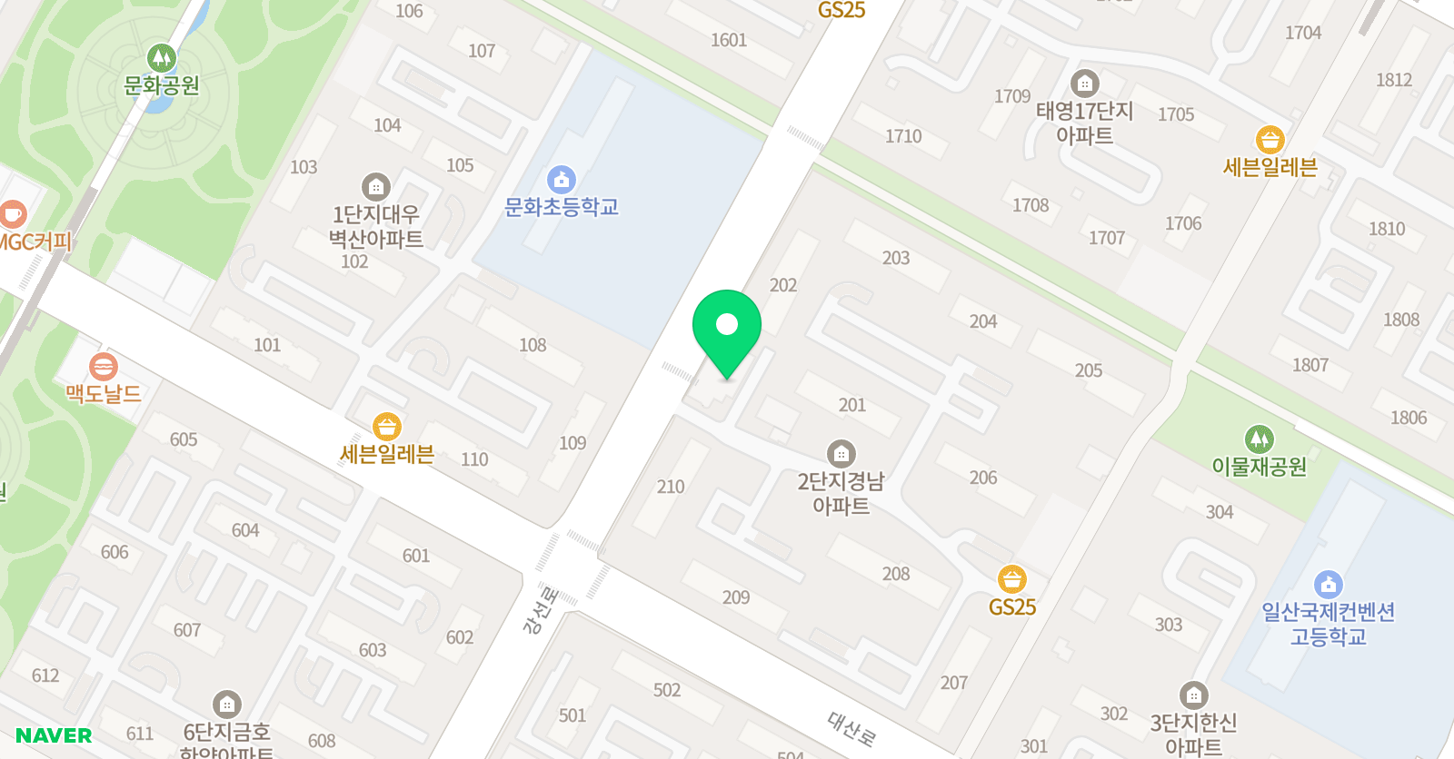 하나 수학교습소 위치